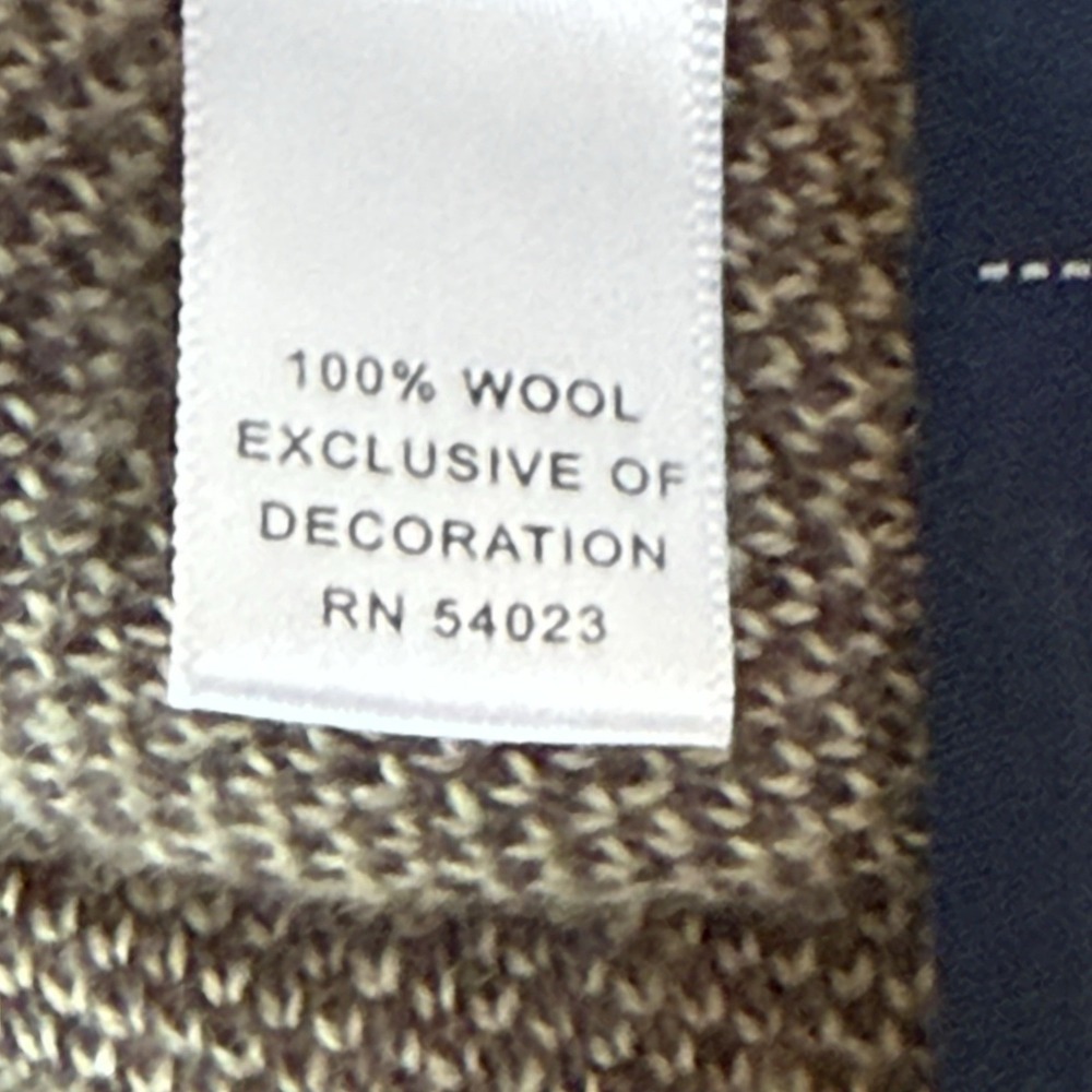 VTG Banana Republic Merino Wool Herringbone Riding Blazer Elbow Patches Women PS - Picture 10 of 12